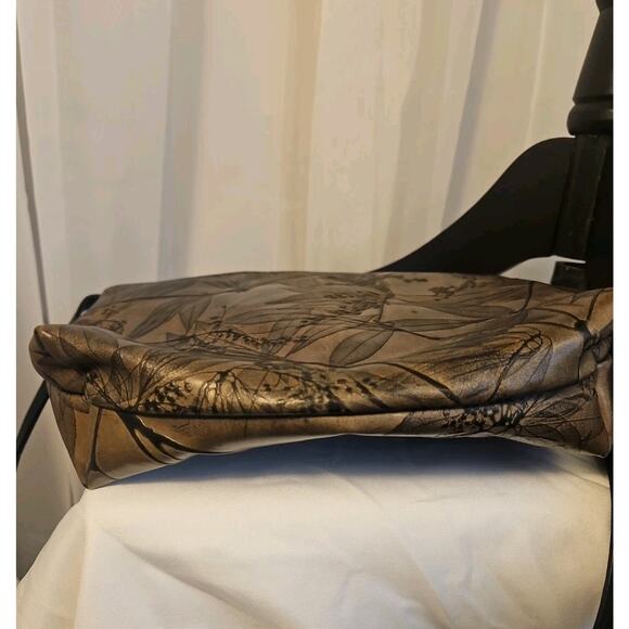 Vintage C.L. Whiting Leaf Leather Tooled Purse 90's Handbag One of a Kind USA - Picture 9 of 10
